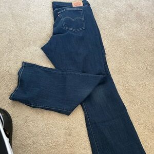 Levi's Dark Blue Boot Cut Jeans